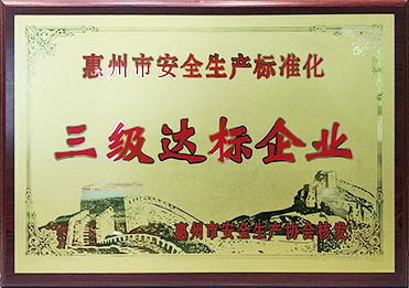 安全生產(chǎn)三級達標企業(yè)